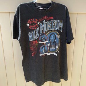 Vintage Single Stitch Historical Wax Museum T-shirt, size Large